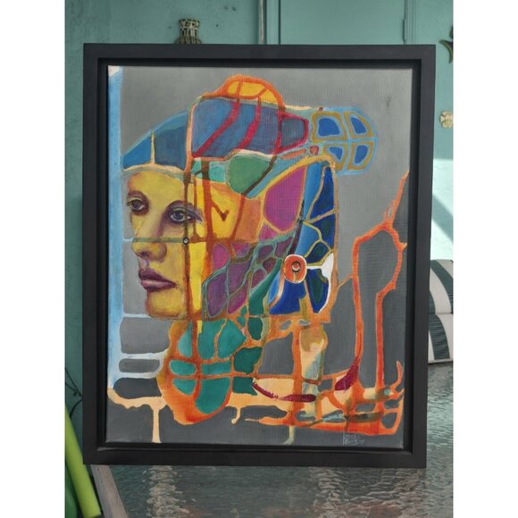 Lionel Lewis Art Contemporary Modern AbstractSigned Original MSRP 300